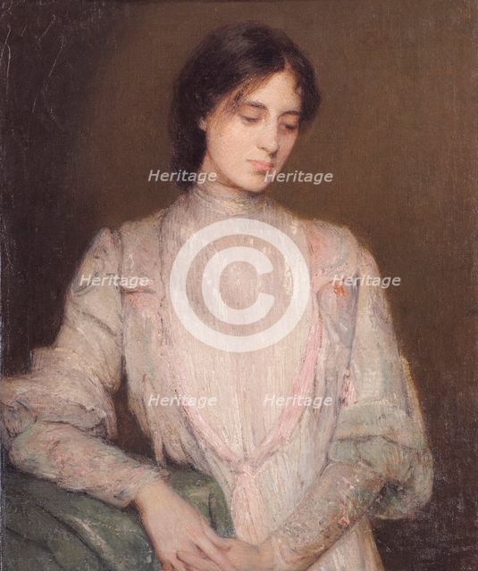A Gentlewoman, 1906. Creator: Julian Alden Weir.