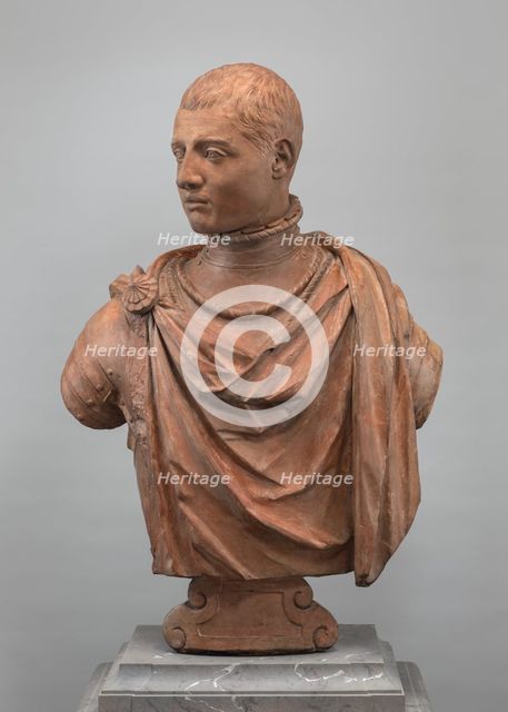 A Gentleman of the Zorzi Family, 1570/1580. Creator: Alessandro Vittoria.