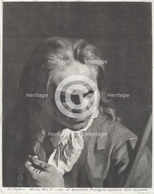 A Gentleman Pilgrim with a Rosary, 1740s. Creator: Marco Alvise Pitteri.