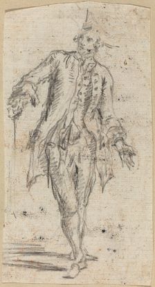 A Gentleman with a Walking Stick, early 1750s. Creator: Giovanni Battista Piranesi