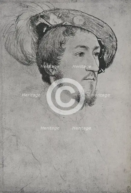 'A Gentleman: Unknown', c1532-1543 (1945). Artist: Hans Holbein the Younger.