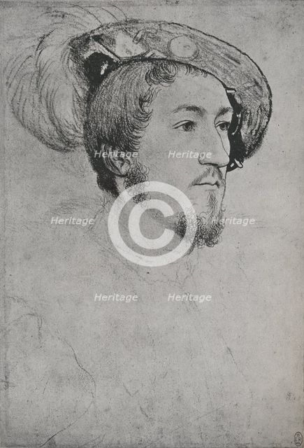 'A Gentleman: Unknown', c1532-1543 (1945). Artist: Hans Holbein the Younger.