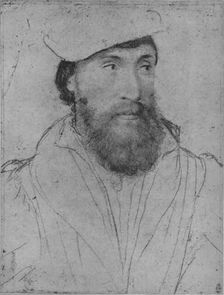 A Gentleman: Unknown c1532-1543 (1945). Artist: Hans Holbein the Younger