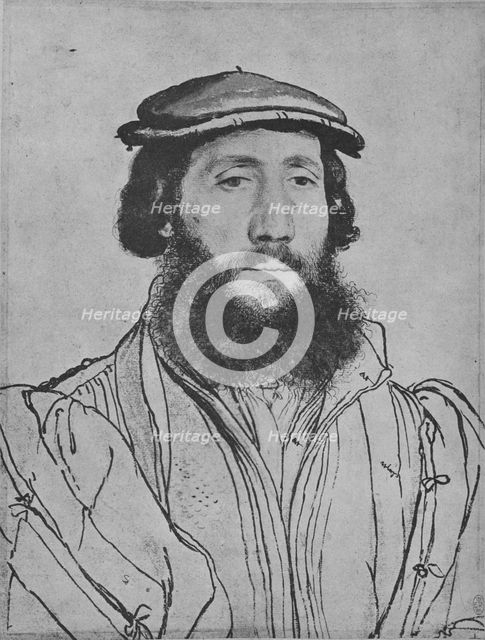 'A Gentleman: Unknown', c1535 (1945). Artist: Hans Holbein the Younger.