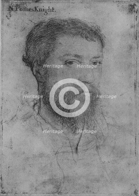 A Gentleman: Unknown (Not by Holbein)', c16th century (1945). Artist: Unknown.