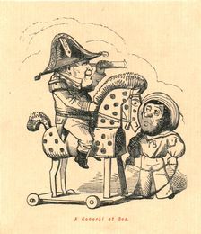 A General at Sea 1897. Creator: John Leech