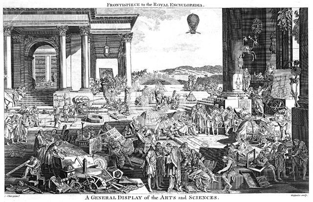 'A General Display of Arts and Sciences', 1790. Artist: Reynolds Grignion