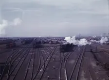A general view of a classification yard at C & NW RR's Proviso(?) yard, Chicago, Ill., 1942. Creator: Jack Delano