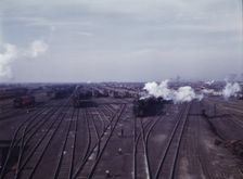 A general view of a classification yard at C & NW RR's Proviso(?) yard, Chicago, Ill., 1942. Creator: Jack Delano