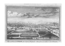 A General View of London, the Capital of England c1780. Artist: Page