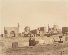 [A General View of MESHED from the roof of a hamam.], 1840s-60s. Creator: Possibly by Luigi Pesce