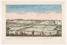 A general view of the city of Madrid the capilal of the kingdom of Spain 1752. Creator: Unknown