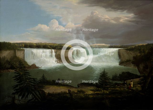A General View of the Falls of Niagara, 1820. Creator: Alvan Fisher.