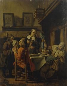 A Genre Scene, 1740. Creator: Jan Josef Horemans I
