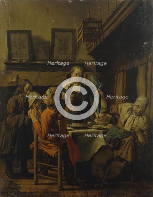 A Genre Scene, 1740. Creator: Jan Josef Horemans I.