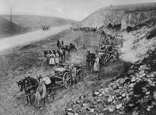 A German machine-gun unit, World War I, 1915