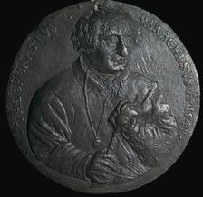 A German medal depicting Paracelsus, 16th century