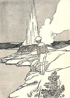 A Geyser 1912. Artist: Charles Robinson