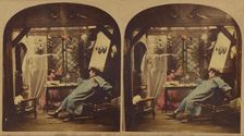 A Ghost, about 1865. Creator: London Stereoscopic & Photographic Co