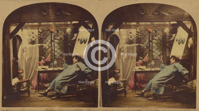 A Ghost, about 1865. Creator: London Stereoscopic & Photographic Co.