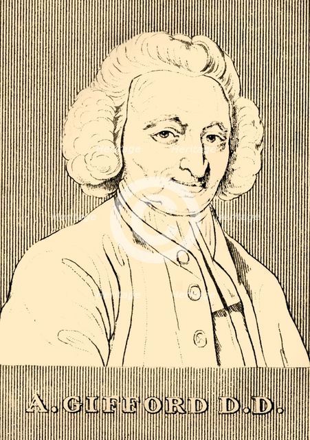 'A. Gifford D.D.', (1700-1784), 1830. Creator: Unknown.