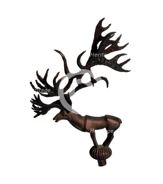 'A gilded wooden figurine of a deer' (Terminal), 5th century BC. Artist: Unknown