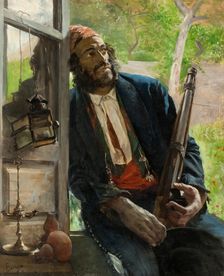 A Gipsy, 1882. Creator: Hugo Birger
