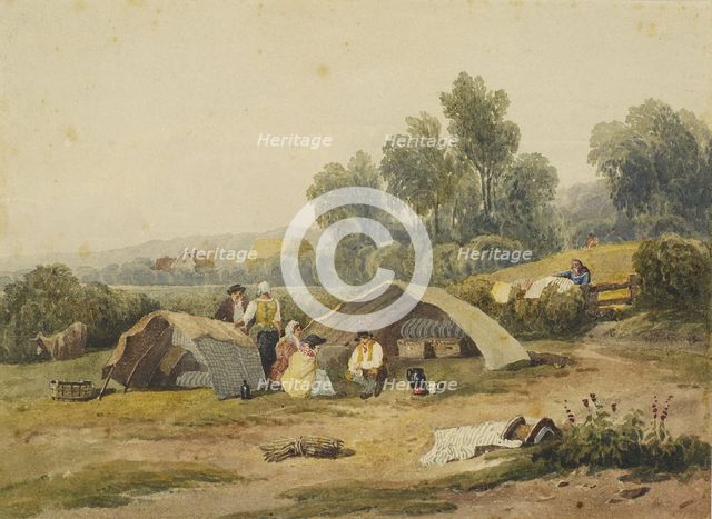 A Gipsy Encampment, 1827. Creator: David Cox the Elder.
