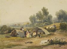 A Gipsy Encampment, 1827. Creator: David Cox the Elder