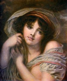 A Girl late 18th century, (1912).Artist: Jean-Baptiste Greuze