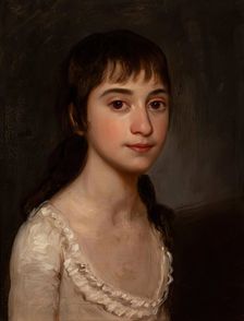 A Girl's Head. Creator: Francisco Goya