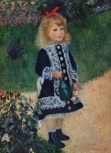 A Girl with a Watering Gun 1876. Artist: Pierre-Auguste Renoir