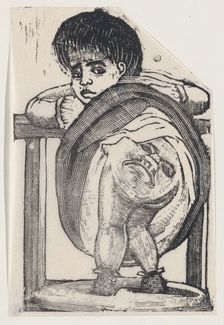A girl with two faces, ca. 1880-1910., ca. 1880-1910. Creator: José Guadalupe Posada
