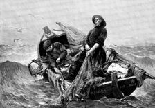 A Good Catch - G. Haquette, 1895. Creator: H. Baude