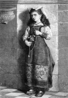 A Good Catholic 1875.Artist: William Baxter Fyfe