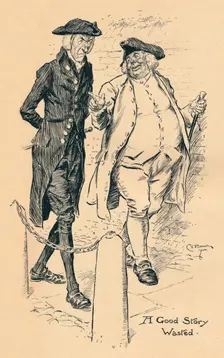 A Good Story Wasted c1900. Artist: Charles Edmund Brock