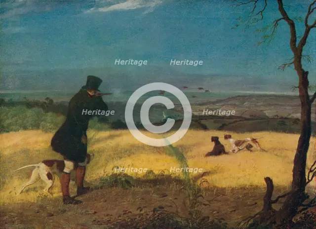 'A Good Shot!', c1820, (1922). Artist: Abraham Cooper.