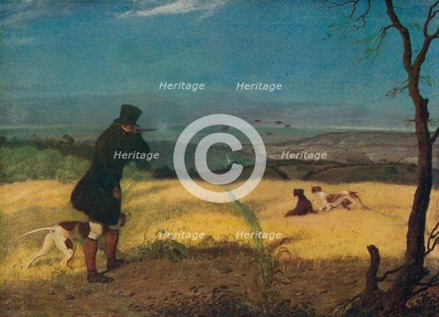 'A Good Shot!', c1820, (1922). Artist: Abraham Cooper.