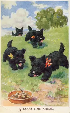 A Good Time Ahead, 1930s. Creator: Florence E Valter