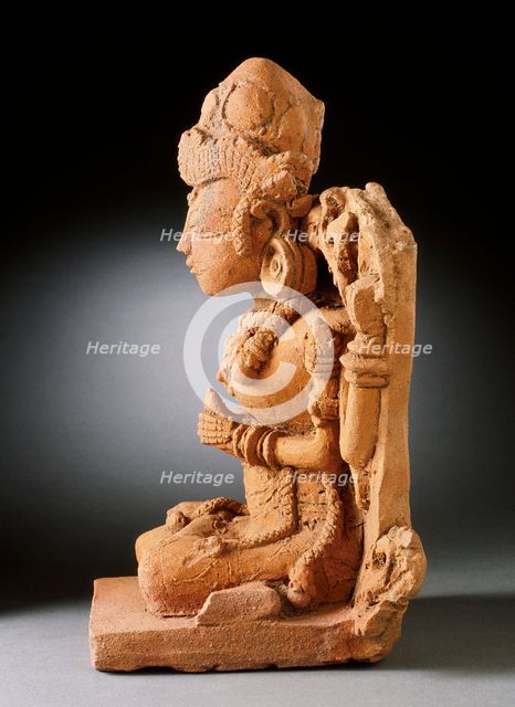 A Goddess or Deified Queen, 14th-15th century. Creator: Unknown.