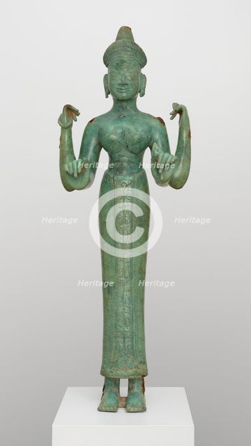 A Goddess, possibly Uma, Champa period, 9th/10th century. Creator: Unknown.