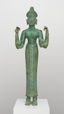 A Goddess, possibly Uma, Champa period, 9th/10th century. Creator: Unknown