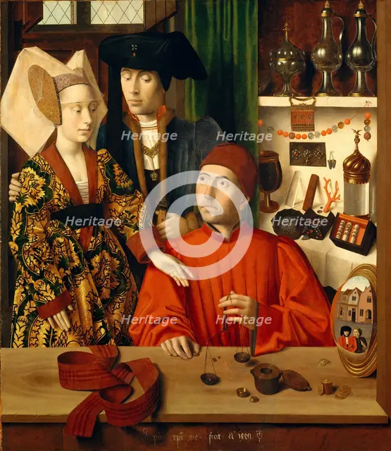 A Goldsmith in his Shop, 1449. Creator: Petrus Christus.