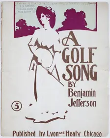 "A Golf Song", sheet music cover, American, c1920s. Creator: Unknown