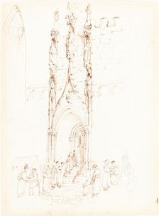 A Gothic Arch. Creator: John Skinner Prout