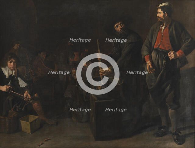 A Glass and Coral Factory, 1629-1670. Creator: Jacob van Loo.