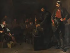 A Glass and Coral Factory, 1629-1670. Creator: Jacob van Loo