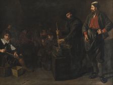 A Glass and Coral Factory, Mid of 17th century. Creator: Van Loo, Jacob (1614-1670)