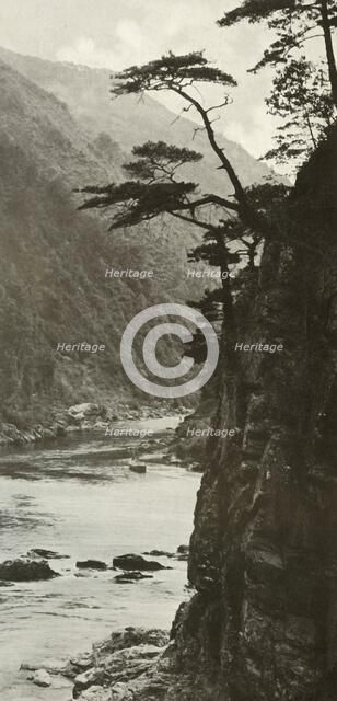 'A Glen on the Katsura-Gawa', 1910. Creator: Herbert Ponting.