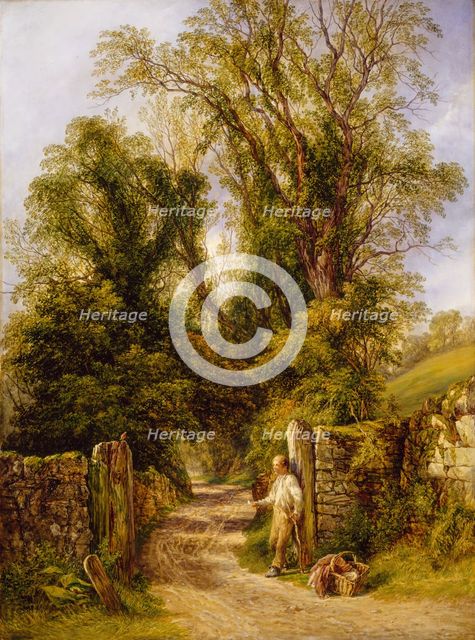 A Glimpse of Wharfdale, Yorkshire, 1835-1886. Creator: Frederick Henry Henshaw.